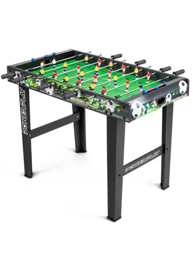 Power Play Black/Green Stand Up Football Games Table (3ft)