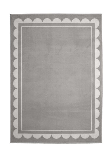 Homemaker Scallop Grey Rug