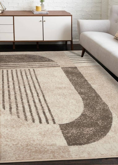 Homemaker Modern Geo Champagne Rug