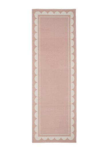 Homemaker Scallop Blush Runner