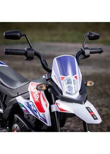 Xootz White Aprilia Motorbike (12V)