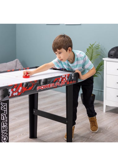 Power Play White/Black Stand Up Air Hockey Games Table (3ft)