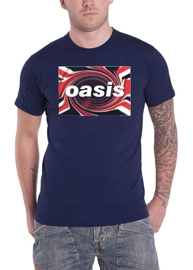 Oasis Navy Union Jack T-Shirt