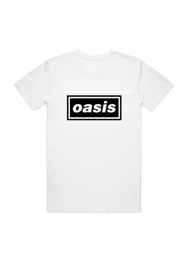 Oasis White Decca T-Shirt