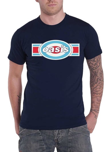 Oasis Navy Oblong Target T-Shirt