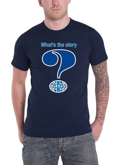 Oasis Navy Question Mark T-Shirt