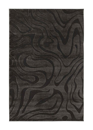 Homemaker Reef Ripple Charcoal Anthracite Rug