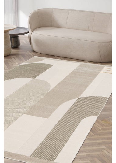 Homemaker Milan Abstract Natural Rug