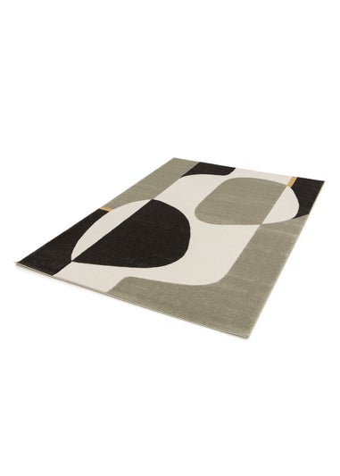 Homemaker Milan Bold Grey/Stone/Cream Abstract Rug