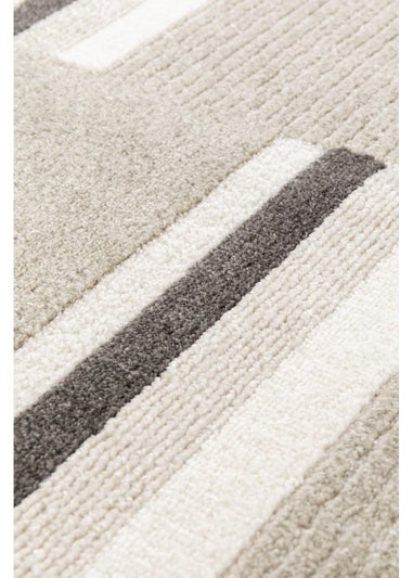 Homemaker Milan Grey/Stone/Cream Blocks Rug