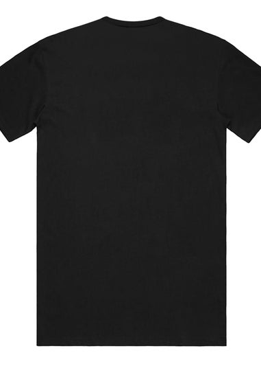 Oasis Liam Gallagher Black Monochrome Cotton T-Shirt