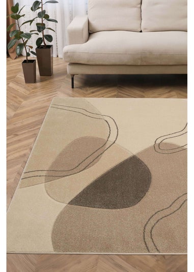 Homemaker Sara Carved Abstract Natural Rug