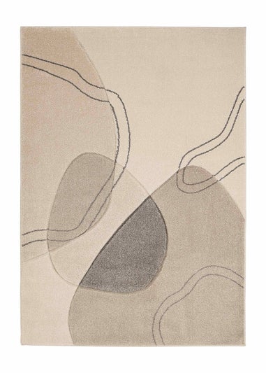 Homemaker Sara Carved Abstract Natural Rug