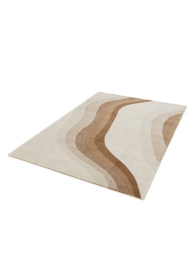 Homemaker Sol Wave Terracotta Rug