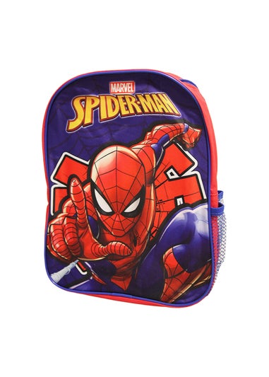 Spiderman Kids Red/Blue Character Backpack (30 x 24 x 10cm)