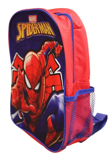 Spiderman Kids Red/Blue Character Backpack (30 x 24 x 10cm)