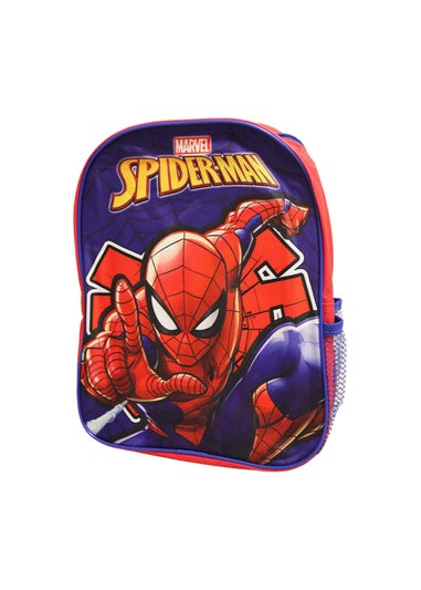 Spiderman Kids Red/Blue Character Backpack (30 x 24 x 10cm)