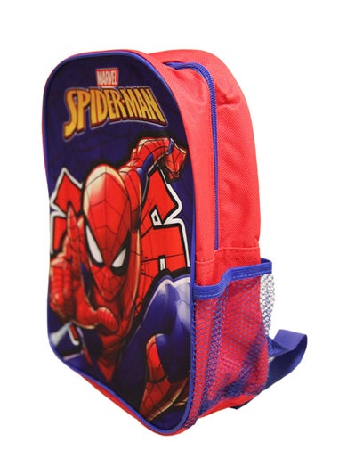 Spiderman Kids Red/Blue Character Backpack (30 x 24 x 10cm)