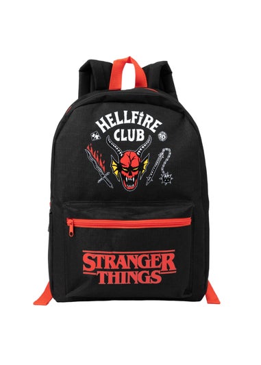 Stranger Things Black Hellfire Club Backpack (35 x 27 x 12cm)