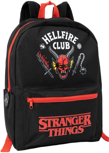 Stranger Things Black Hellfire Club Backpack (35 x 27 x 12cm)