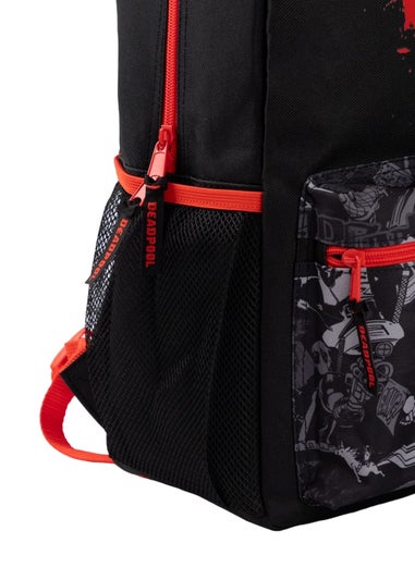 Marvel Black/Red Character Deadpool Backpack (41 x 29.5 x 14.5cm)