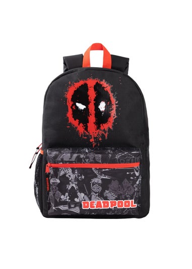 Marvel Black/Red Character Deadpool Backpack (41 x 29.5 x 14.5cm)