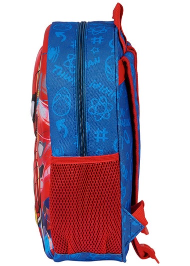 Spiderman Blue Contrast Backpack (33 x 27 x 12cm)