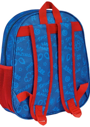 Spiderman Blue Contrast Backpack (33 x 27 x 12cm)