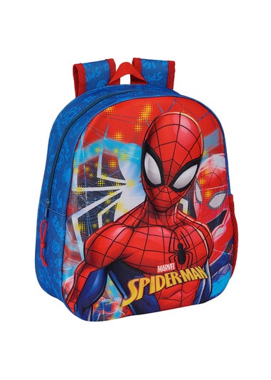 Spiderman Blue Contrast Backpack (33 x 27 x 12cm)