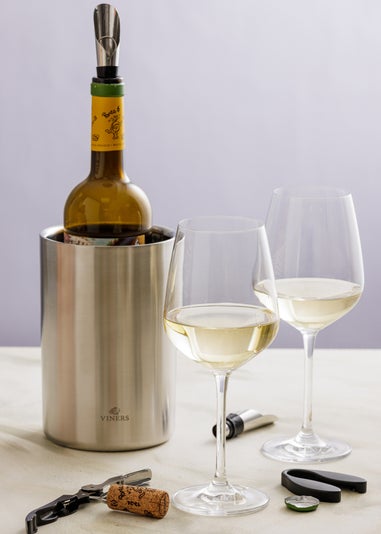 Viners Silver Double Wall Wine Cooler (1.3L)