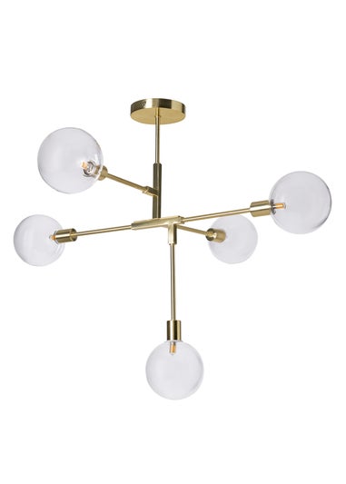 BHS Antique Brass  Hennock Ceiling Light (62cm x 77cm)