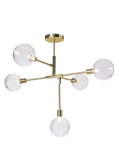 BHS Antique Brass  Hennock Ceiling Light (62cm x 77cm)