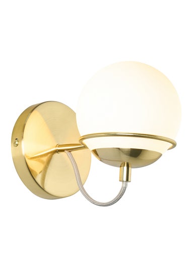 BHS Antique Brass Dot Wall Light (17cm x 12cm)