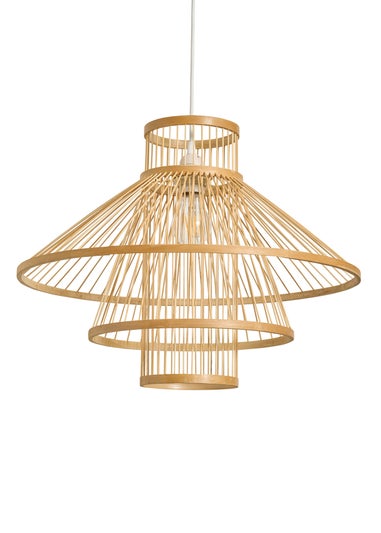 BHS Natural Sammy Bamboo Easyfit Shade (39cm x 49cm)