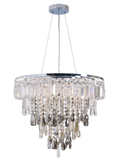 BHS Chrome Jennifer Pendant Light (86cm x 50cm)