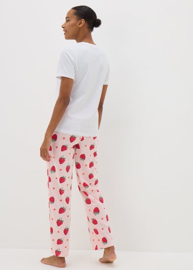 Pink Strawberry Sweet Dreams Pyjama Set