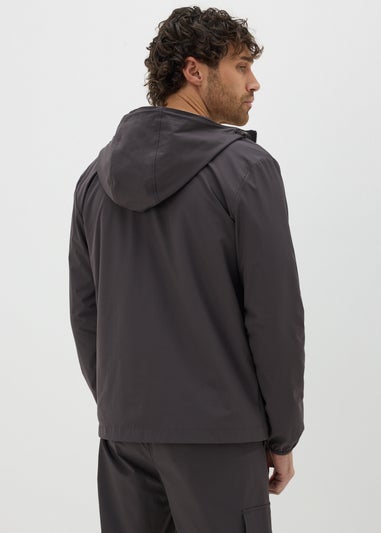 Charcoal Smart Windbreaker Jacket