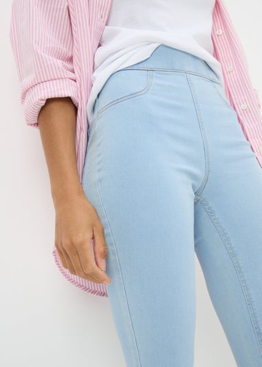 Lightwash Cropped Jeggings