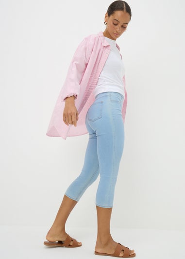 Lightwash Cropped Jeggings