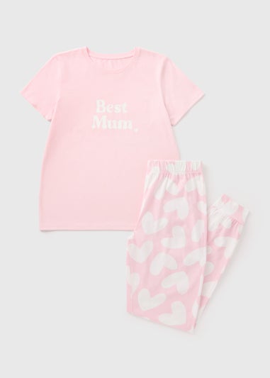 Pink Best Mum Pyjama Set