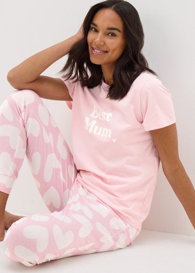 Pink Best Mum Pyjama Set