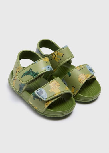 Boys Khaki Safari Sandals (Younger 4-12)