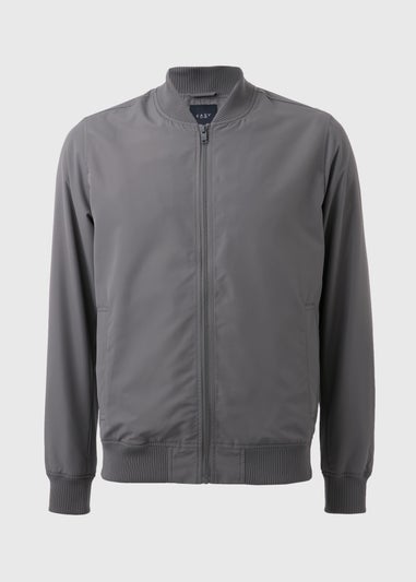 Grey Lightweight Bomber Jacket