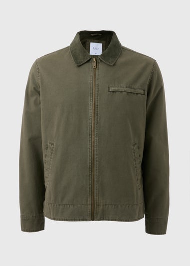 Khaki Canvas Chore Jacket