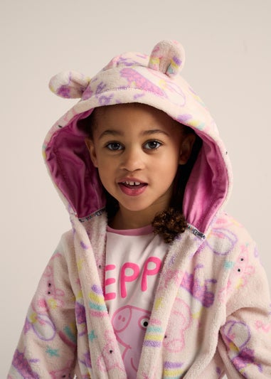 Peppa Pig Girls Fleece Dressing Gown