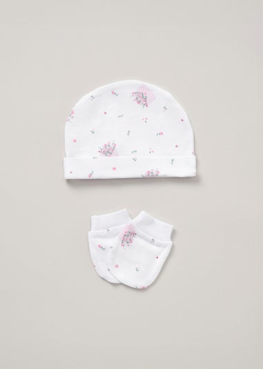 Rock a Bye Baby Soft Pink Cotton 5-Piece Gift Set