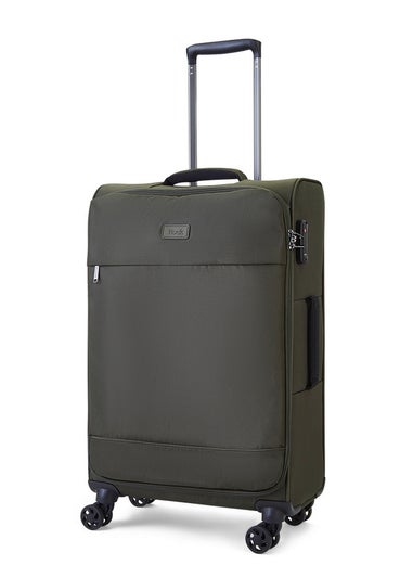 Rock Grey Green Paris Suitcase