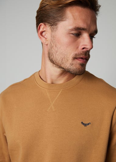 Threadbare Camel Crew Neck Sweatshirt