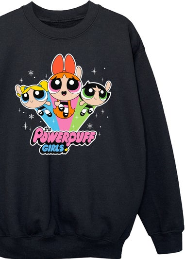 The Powerpuff Girls Black Logo Sweatshirt (3-13 Years)