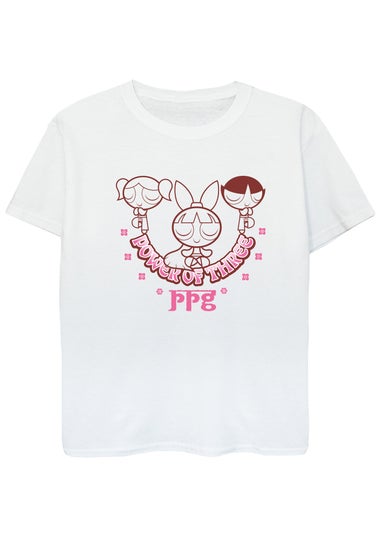 The Powerpuff Girls White Power Of Three T-Shirt (3-13 Years)